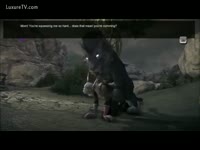 Horny elfin playgirl receives drilled by biggest mystical creature